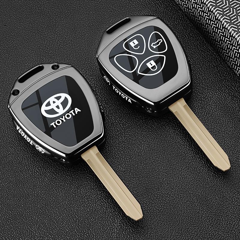 Suitable for the old Toyota straight key case Corolla Rav4 Camry Crown Ruizhi Prado car buckle shell men
