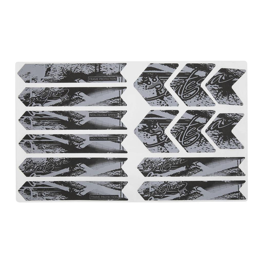 ENLEE Scooter Frame 3D Night Reflection Removeable Sticker Scooter Paster Guard Cover