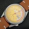 JAPAN VINTAGE REFURBISHED SEIKO 5 AUTOMATIC 6309A MENS YELLOW WATCH A441145-4 Sk-a441145