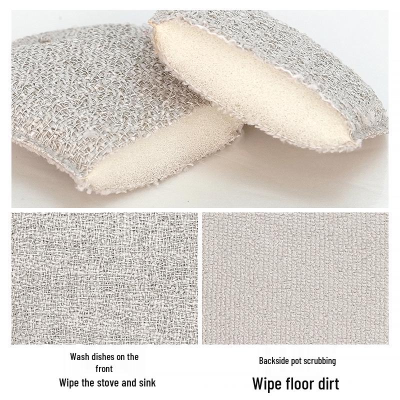 Double-Sided Thickened Magic Eraser Dishwashing Sponge
