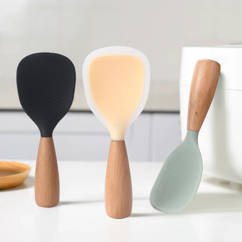 Food Grade Rice Spoon for Rice Cooker with Non-Stick Rice