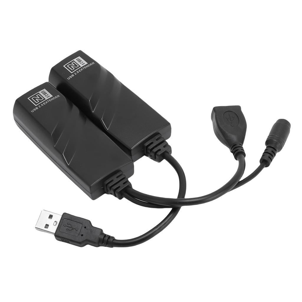 USB Extender 100m Transfer Distance Stable CAT5 CAT5E CAT6 Network Cable Connection USB to Ethernet Adapter EU Plug