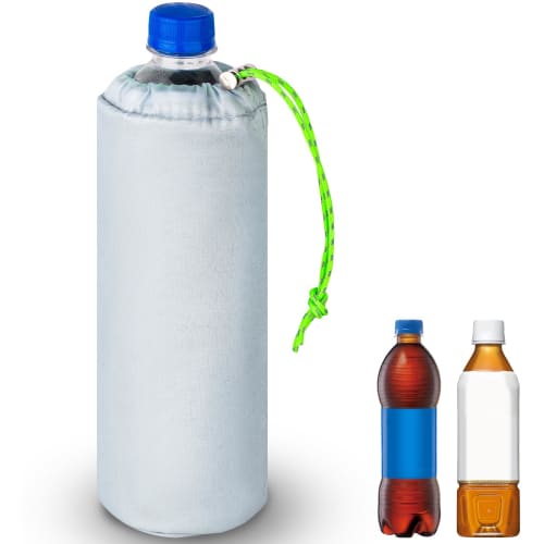 PET Bottle Holder, Cooler Cover, Standing Type, 4-Layer Design, Effective Cooling, Condensation Prevention, For Bottles Up To 7cm Diameter, Reusable,