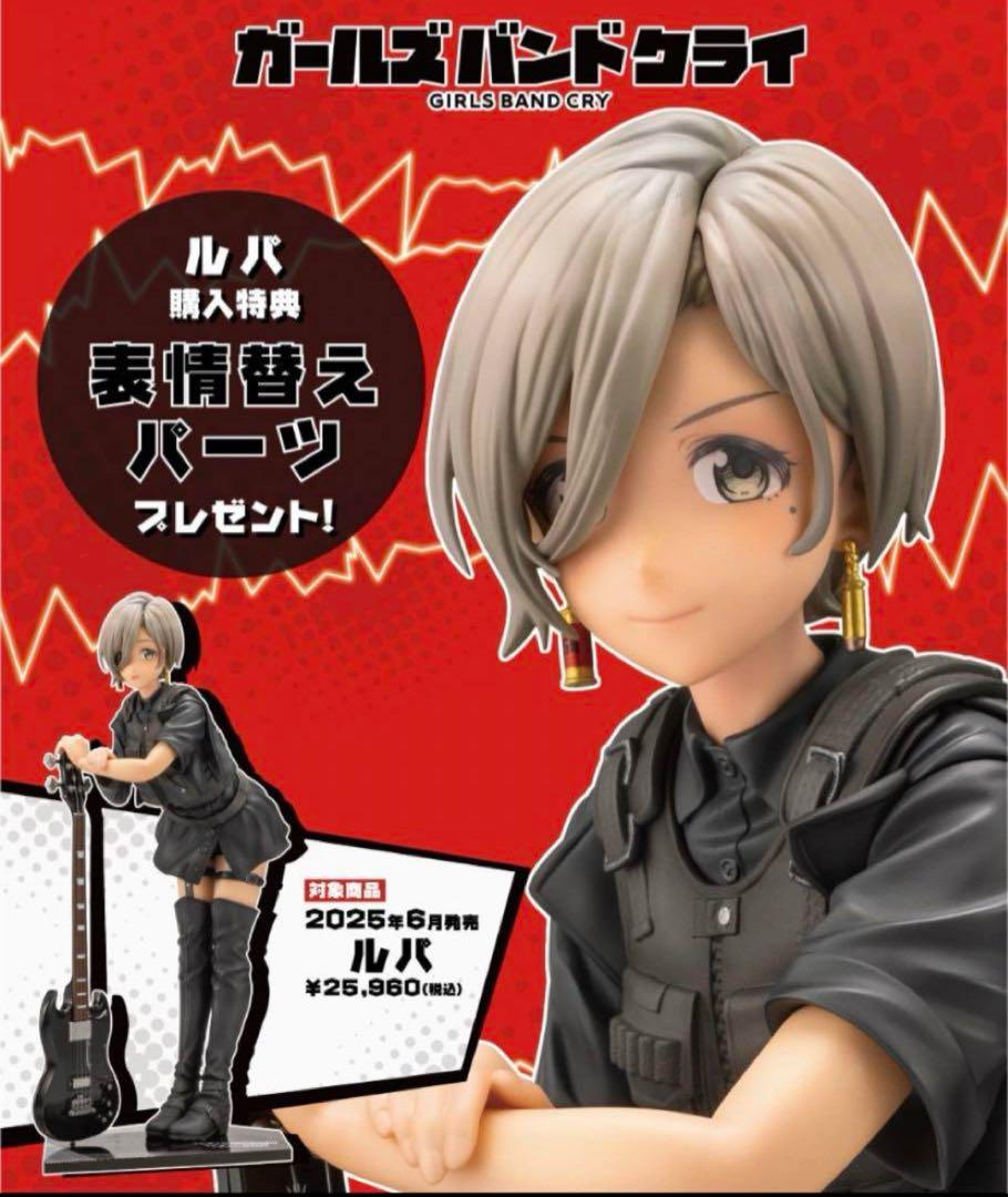 

[USED] Girls Band Cry Rupa Figure Kotobukiya Shop Exclusive