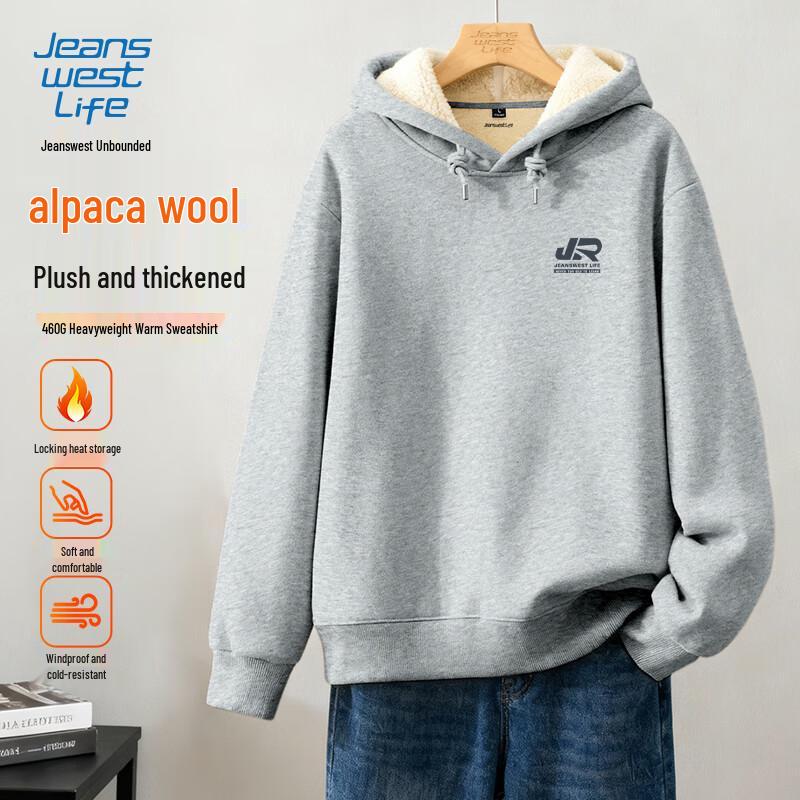 Jeanswest Life Men s Heavyweight Fleece-Lined Hoodie 3XL