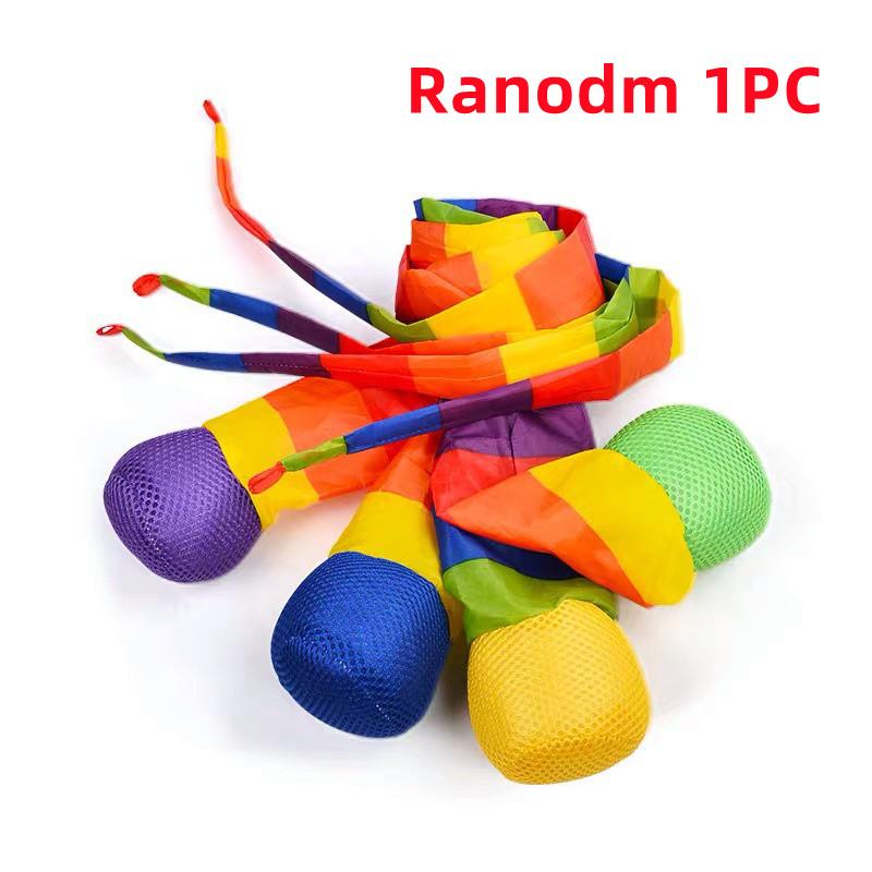 

Meteor Ball Children Throwing Sandbags Colorful Ribbon Soft Wind Resistance Ball Sensory Integration Training Equipment Outdoor
