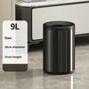 Stainless Steel Trash Can Large Capacity Household Trash Bin Modern Minimalist Toilet Garbage Bins Kitchen Clean Accessories