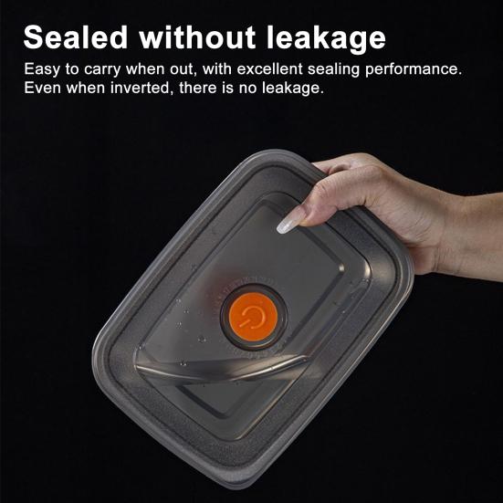 Stainless Steel Food Box with Leak-Proof Lids Stackable Metal Snack Box Refrigerator Dishwasher Safe Bento Box