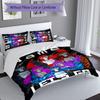 3pcs Custom Name Gorilla Tag Set,Includes 1 Duvet Cover and 2 Pillowcases,All-season Bedroom Decor