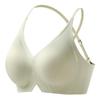 Thin Strap Crossover Backless Push-Up Bra for Small Busts - Seamless, Wirefree, Anti-Sagging, Thin Cup Bra for Women.