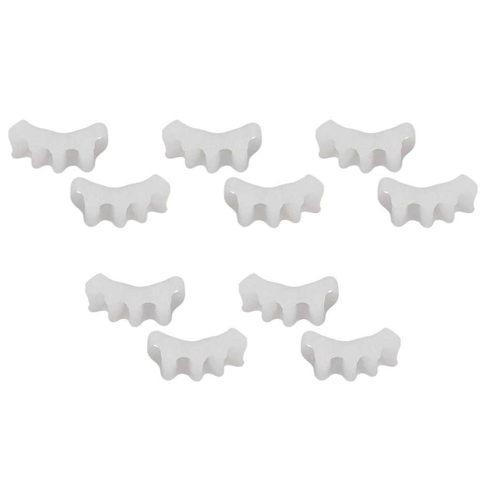 1-5 Paar Silikon Zehenschützer Finger Zehenspreizer Hallux Valgus Korrektur Fußdehner Strecker Schützer Schmerzlinderung Fußpflege