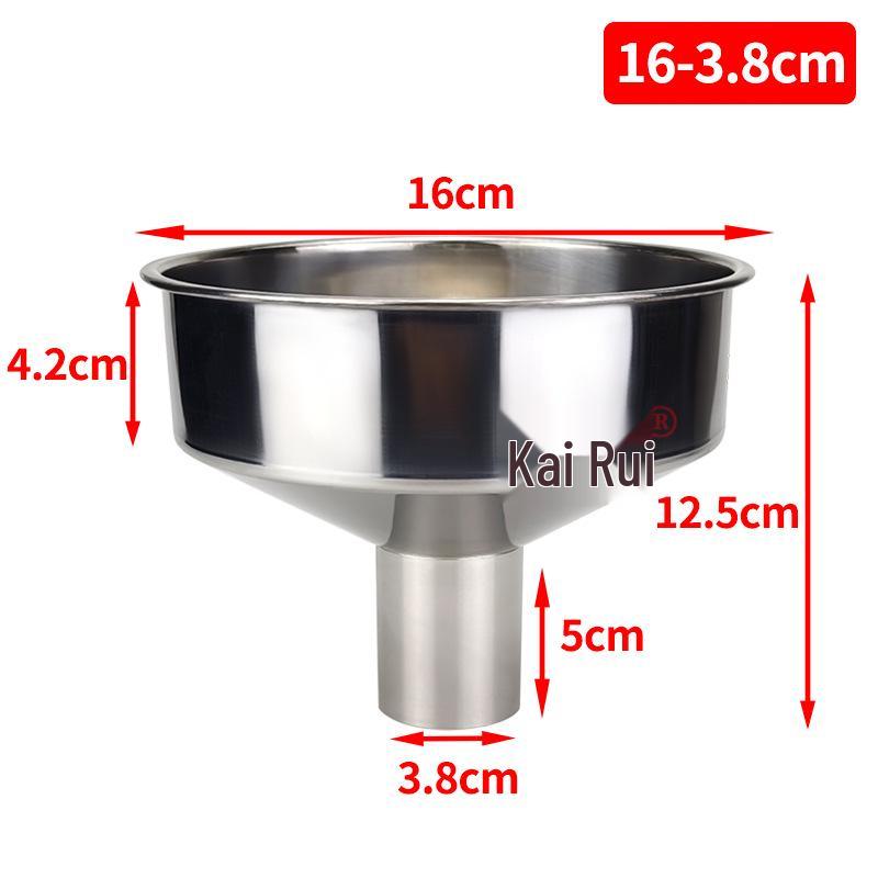 Large Stainless Steel Non-Magnetic Fueling Funnel for Industrial Tanks