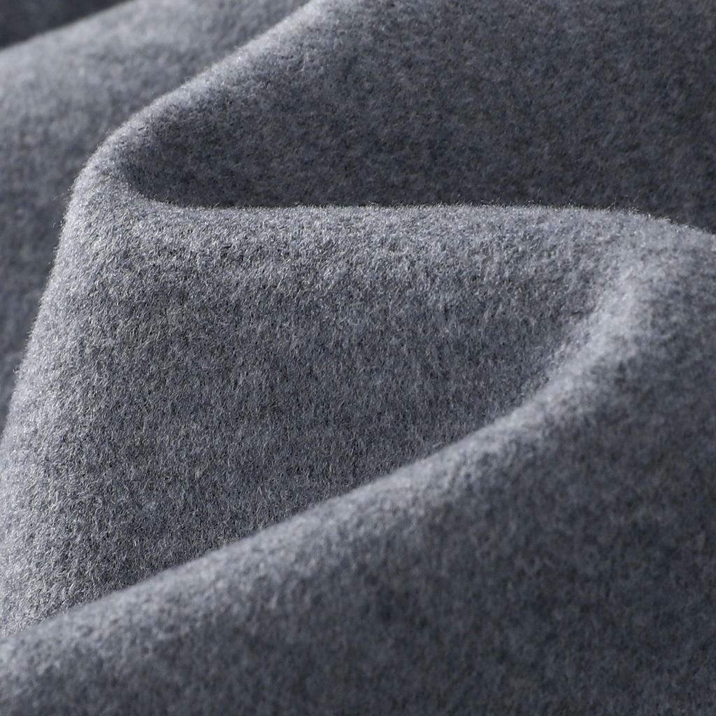 Women's Fleece-Lined Grey Hoodie Set - Warm, Versatile, Casual Round Neck, Perfect for Autumn/Winter.