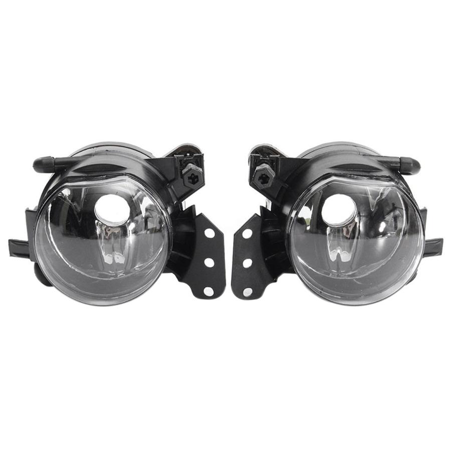 Pair Front Fog Lights Lamps Housing Clear Fit For BMW E60 E61 E63 E46 X3 325i 525i