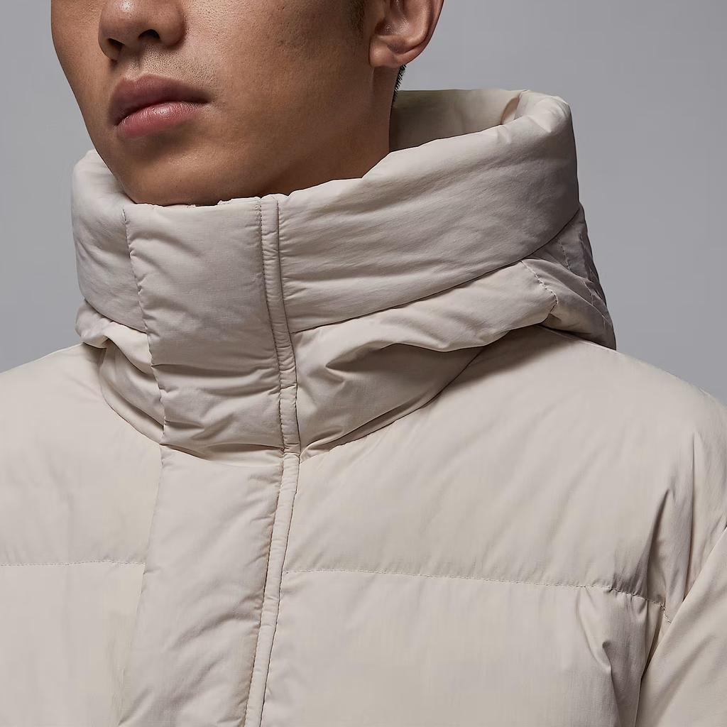 Jordan Flight Therma-FIT Wasserabweisende Leichte Warme Daunen Locker geschnittene Kapuzen-Langarm-Daunenjacke Herren Oberbekleidung FV7270-104