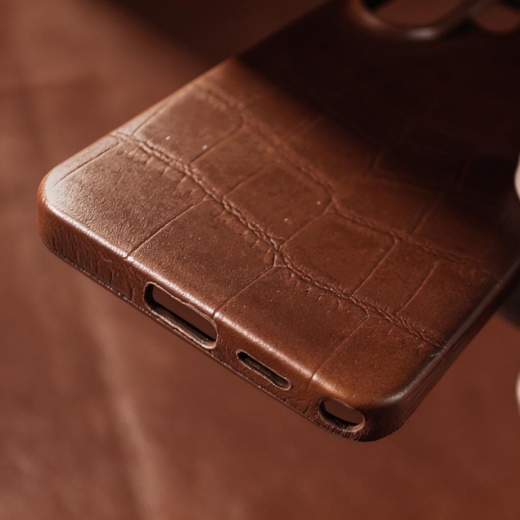 Magnetic Genuine Leather Case for Samsung Galaxy S26 S25 Ultra S23 FE S22 S24 S26 Plus Phone Back Cover Case for Magsafe Shell
