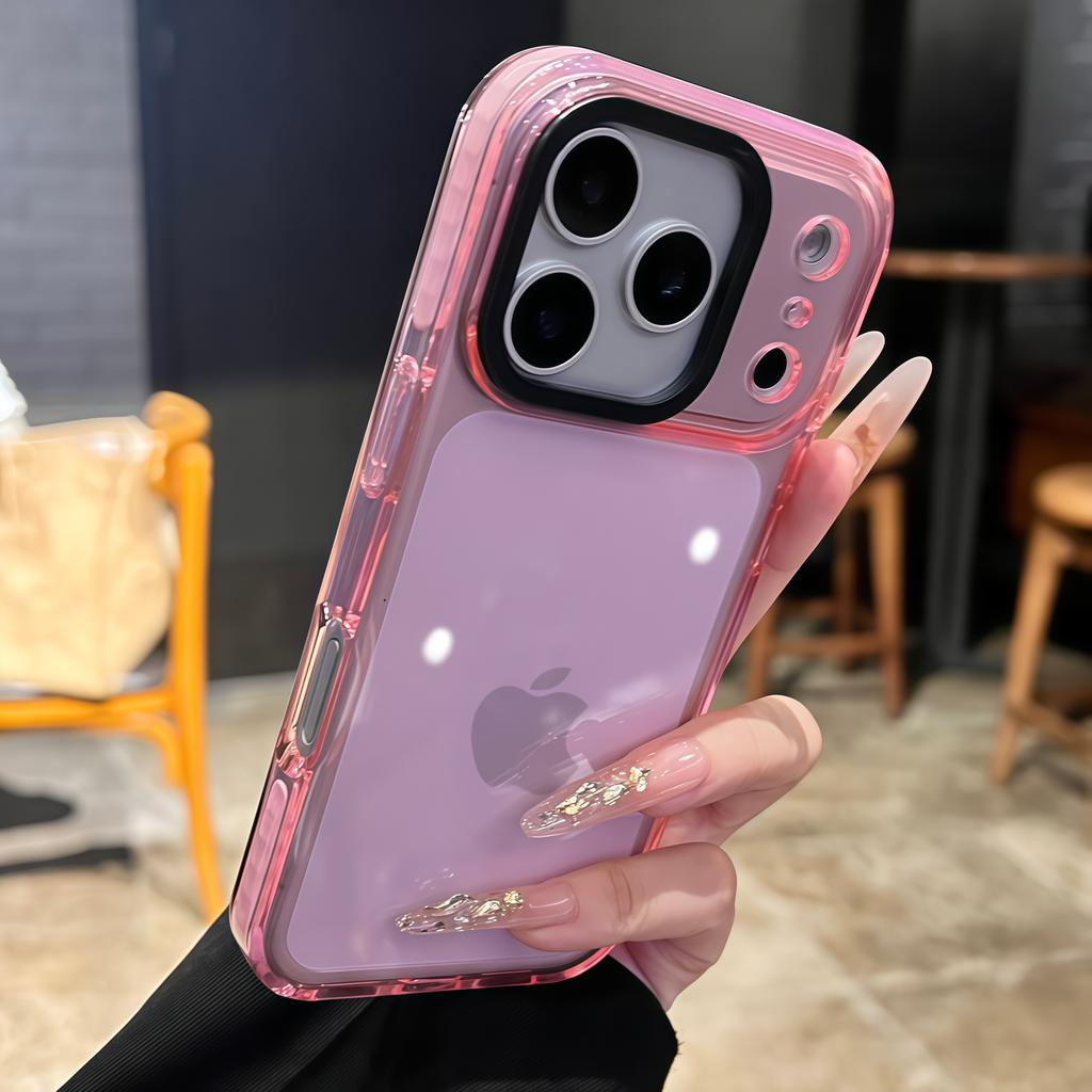 Luxusní průhledný kryt na telefon Pro iPhone 11 12 13 14 15 16 17 Pro Max Plus Air Clear Bumper Zadní kryty