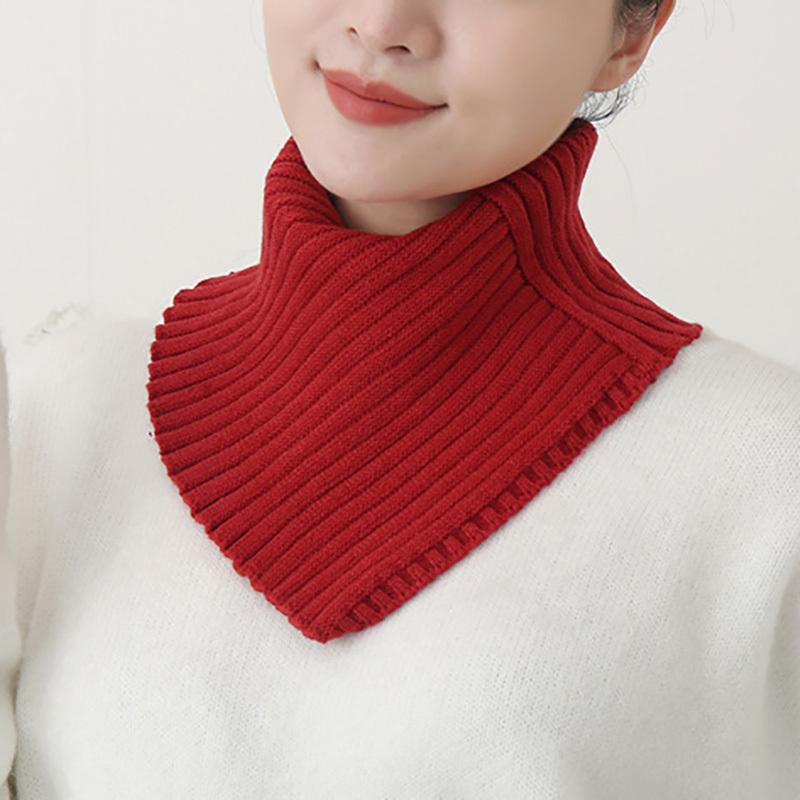 Perfect Match Detachable Knitted Turtleneck Fake Collar For Women Neck Warmer Autumn Winter Warm Cover Head Neck Knitting False Collar