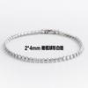 Iced Out Zircon Tennis Bracelet For Women Luxury Shiny Crystal Bracelets Hand Chain Hippie Trendy Accessories Jewelry Gifts