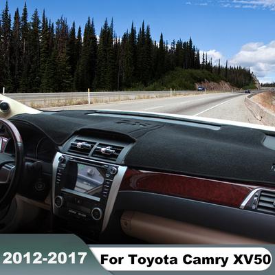 For Toyota Camry XV50 50 2012 2013 2014 2015 2016 2017 Car Dashboard Cover Sun Shade Mat Avoid Light Pad Anti-UV Case Carpets
