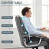 Big and Tall Office Chair 180kg with Spring Cushion, PU Leather - Grey