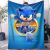 Sonic Portal Printed Blanket Comfortable Childrens Sofa Bed Blanket Small Cover Blanket Soft and Warm Gift for Sonic Fans Decor
