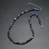 2023 Men's Fashion: European & American Black Onyx and Volcanic Tiger Stone Necklace