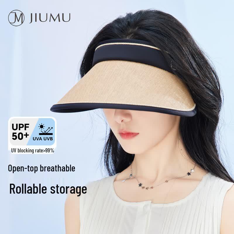 JIUMU Women s Summer UV Protection Sun Visor Hat