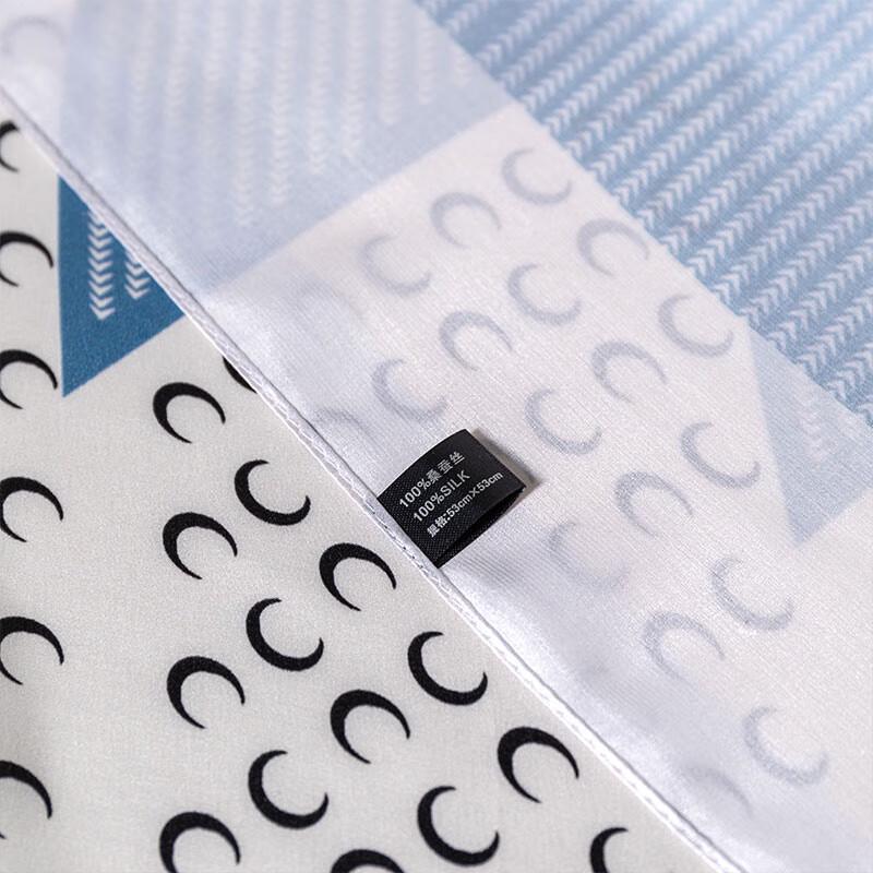 Hengyuanxiang 100% Silk Small Square Scarf