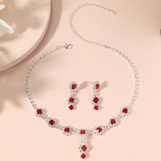 Anhänger Halskette Bunt Lieblich Tier Herzförmig Strass Kreuzkette Halsdekoration Persönlichkeit Mädchen Herzanhänger Kette Halskette Kleidung