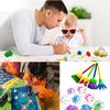 Sponge Brush Kit Children Drawing Toys Kid DIY Graffiti Tools Early Education Toys Parent-child Interaction Brain-boosting TMZ