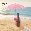 Beach Phone Accessories Umbrella with Suction Cup, UV Protection Mini Cellphone Umbrella, Universal Mobile Holder for Travel Outdoor Sun Shield