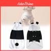 Traje Fofo de Inverno Preto e Branco de Transformação Panda Para Cães Em Vários Tamanhos