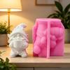 3D Dwarf Figurine Silicone Mold For Resin Casting and Making Candle Soap Chocolate and Gypsum Sculpture Christmas Decoration