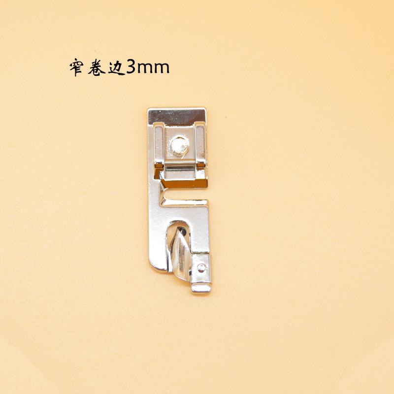 

Лапка для подгибки с роликом Домашняя многофункциональная швейная машина Аксессуары Лапка для подгибки с роликом 3MM/4MM/6MM