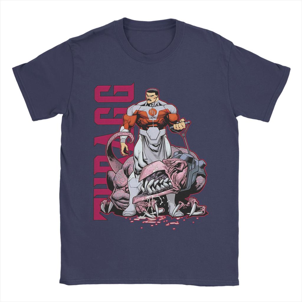 Unisex Invincible Comic TShirts Cotton Top Tees Summer Classic ShortSleeved T Shirt O Neck Hip Hop Print Tshirt