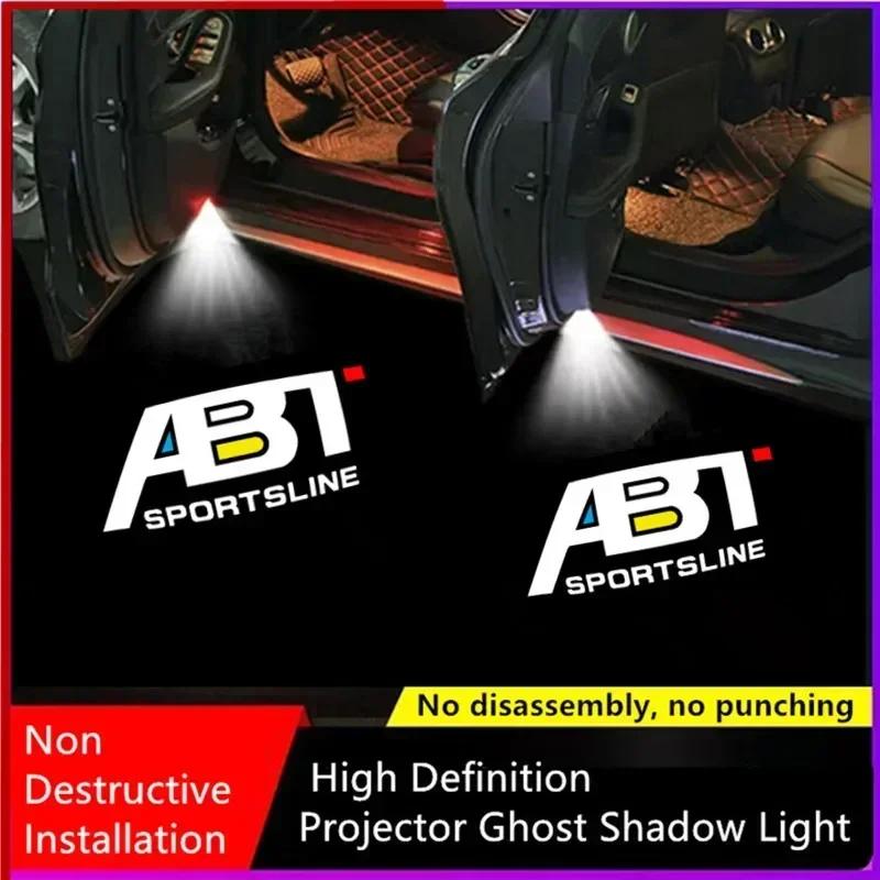 2PCS LED Car Welcome Lights HD Projector Lamp for 44Q ABT A6 RS6 A8 A3 SQ7 TT A5 A7 Q3 Q5 Q7Q44