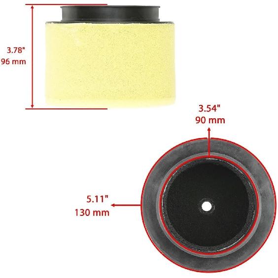 Air Filter Cleaner For ATC250ES ATC 250 ES Big Red 250 1985 1986 1987 17254-HA0-000