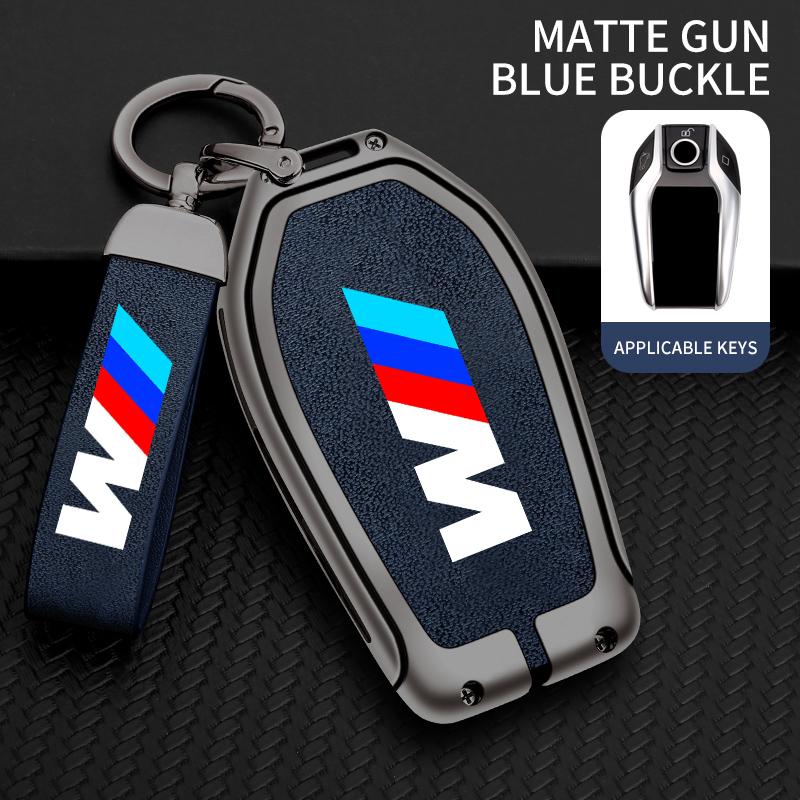 BBKW7 Zinc Alloy Car Key Case Cover Shell Holder For BMW 5 7 Series G30 G11 G12 G31 G32 i8 I12 I15 G01 X3 G02 X4 G05 Styling Accessory