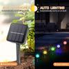 15 LED Solar Bubble Ball Lawn Lights Waterproof Solar Pathway String Light for Outdoor Garden Patios Trail Lighting Decoration