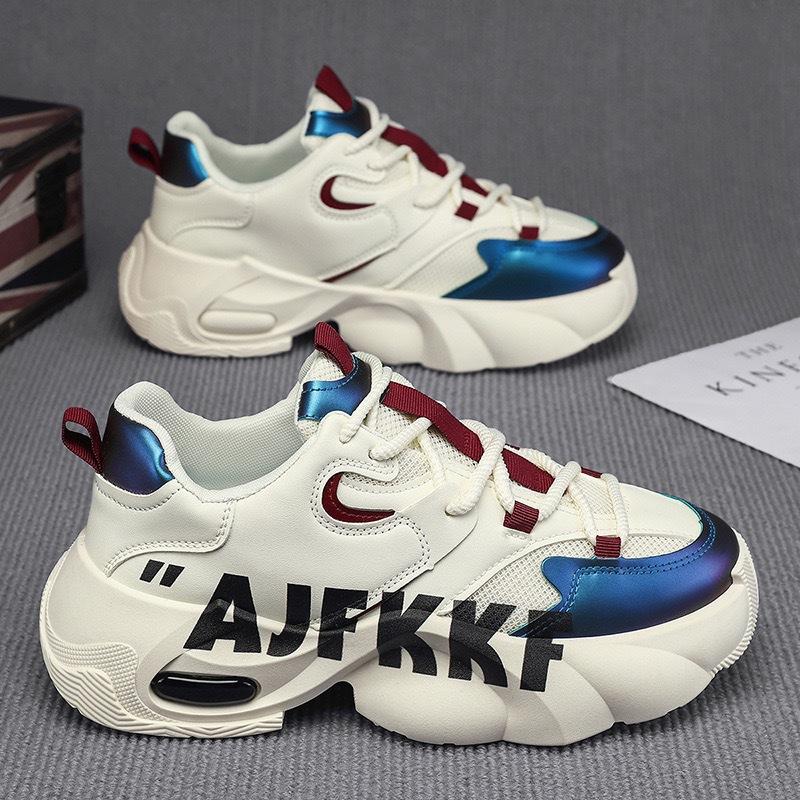 2025 Youth New Sports and Leisure Shoes Platform Heightening Versatile Shoes Student Running Basketball Trend Sports Shoes