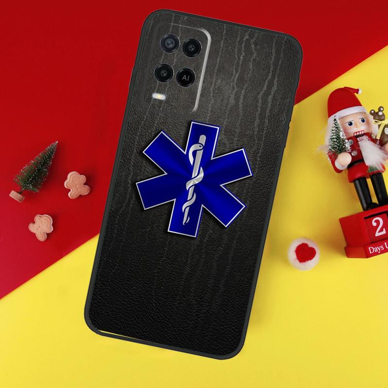 EMT EMS Medical Rescue Case For Oppo A38 A18 A58 A78 A98 A74 A94 A54 A80 A60 A40 A96 A76 A16 A15 A17 A57 A5 A6 Pro