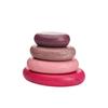 Giocattolo Montessori in Legno Giocattolo Pietra Arcobaleno Impilabile BO BPA Colorato Educazione del Bambino Gioco Sensoriale di Equilibrio Giocattolo Blocchi da Costruzione Regalo per Bambino