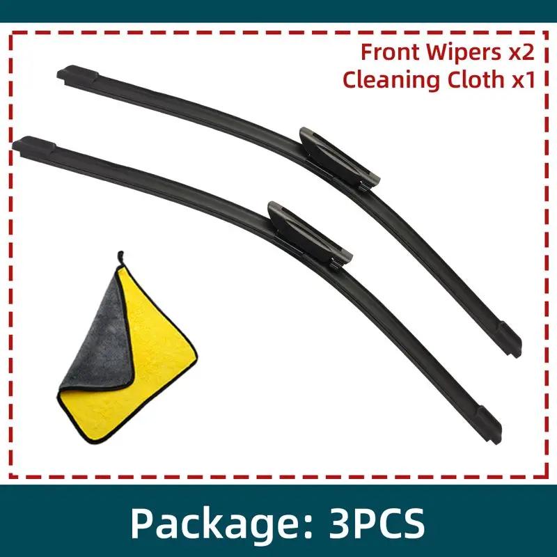 Car Windshield Wiper Blades Fit For Renault Scenic 3 Wiper Blades Soft Rubber Auto Front Windscreen 3PCS