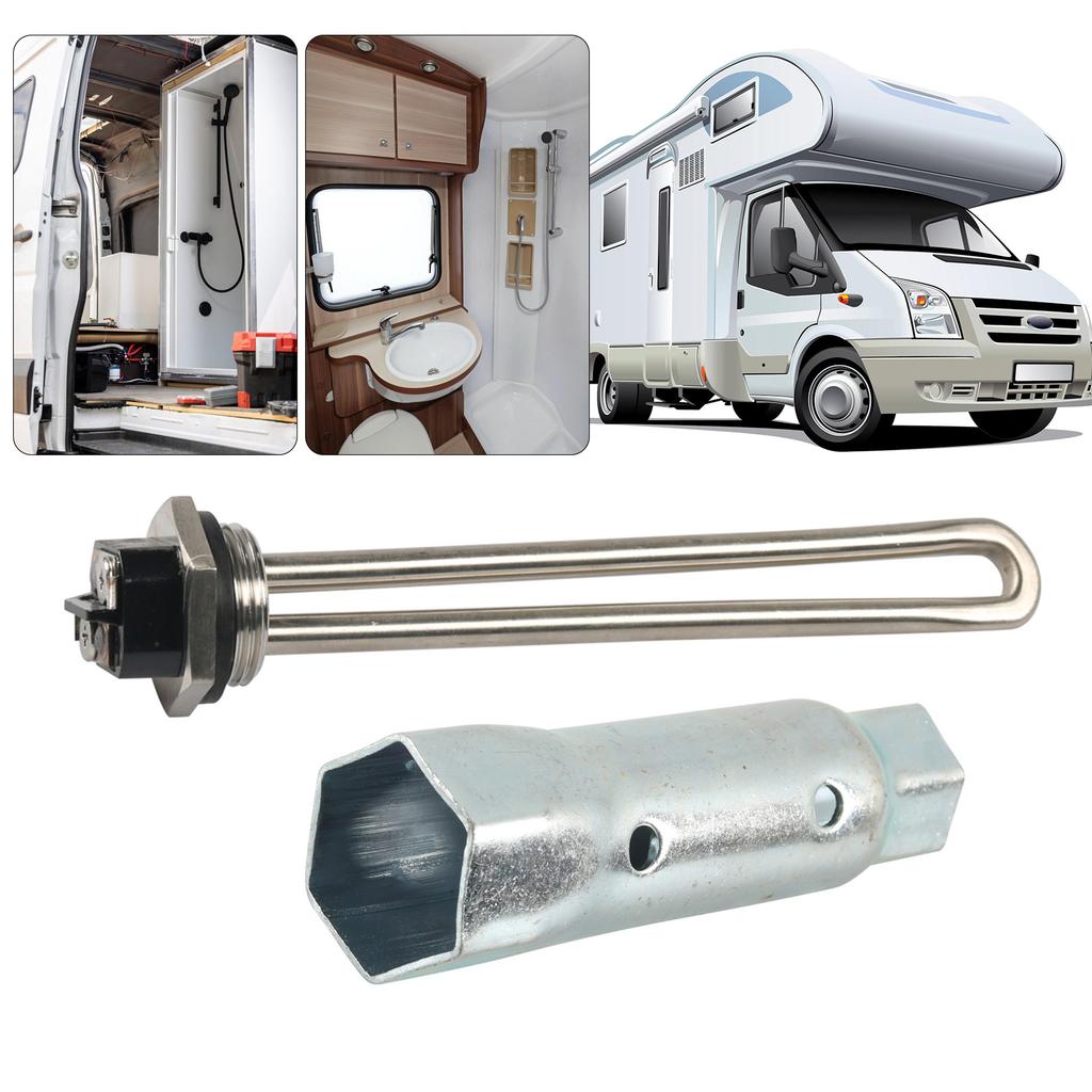 High Efficiency Water Heater Element 120V 1440W Heating Device Spare Part Simple Installation for Recreational Vehicles