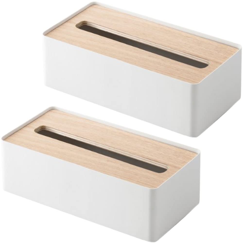 

Yamazaki Jitsugyo Tissue Case Lin L of L ([Set 2], Natural)