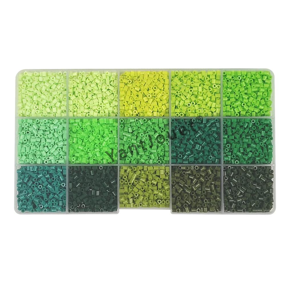 Non-Toxic Yantjouet 15Color 2.6Mm Mini Beads Color Set 650Pcs Hama Beads Puzzle Toy Gift For Child Diy Iron Beads For Kid Children Gift