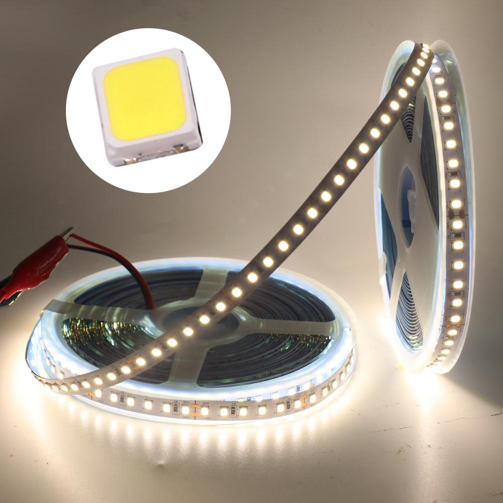 5M 10M 20M 24V LED Strip Light 2835 120LEDs/M Flexible Tape Ribbon Adhesive LED Rope Light 3000K 4000K 6000K for Home Decor