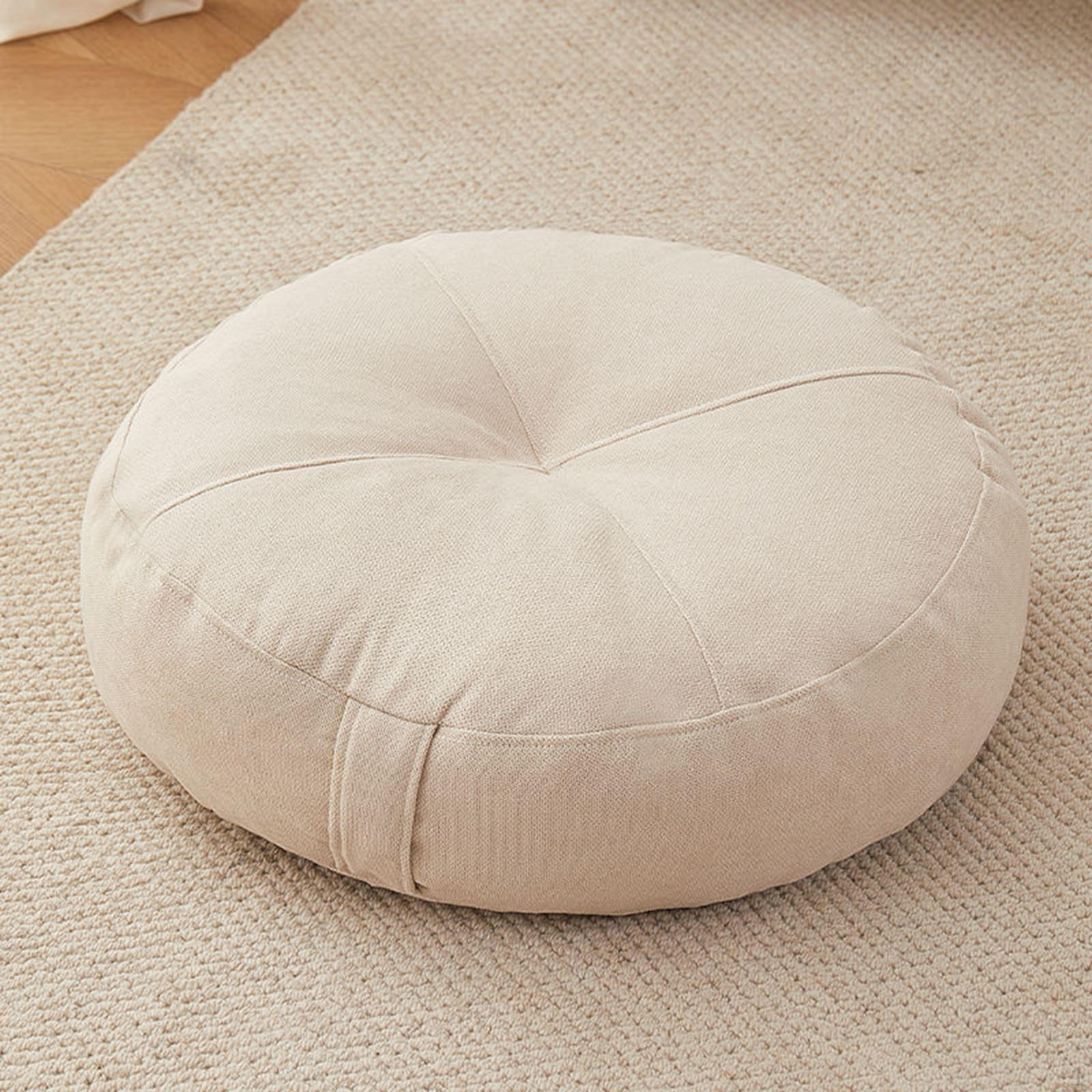 

Round Floor Cushion Meditation Pillow Decorative Pillows for Adults And Kids, Indoor, Outdoor, бежевый