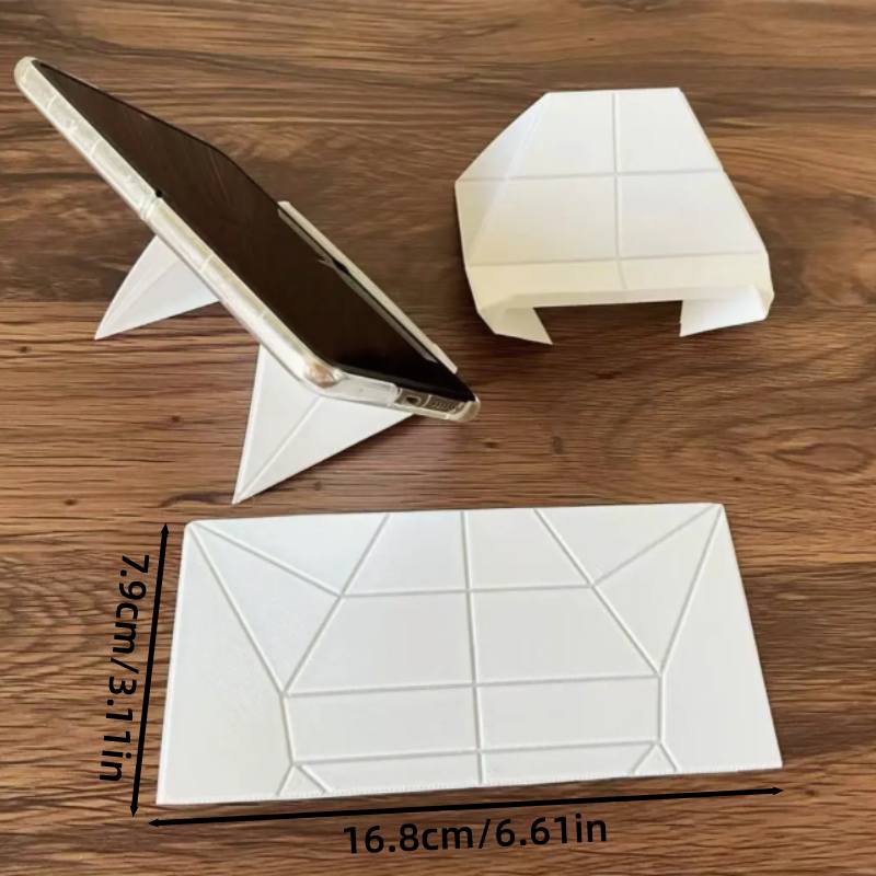 1pc Universal Foldable Mobile Cell Phone Stand Holder Origami Phone Holder Lightweight Support Phone Holder Storage Bracket